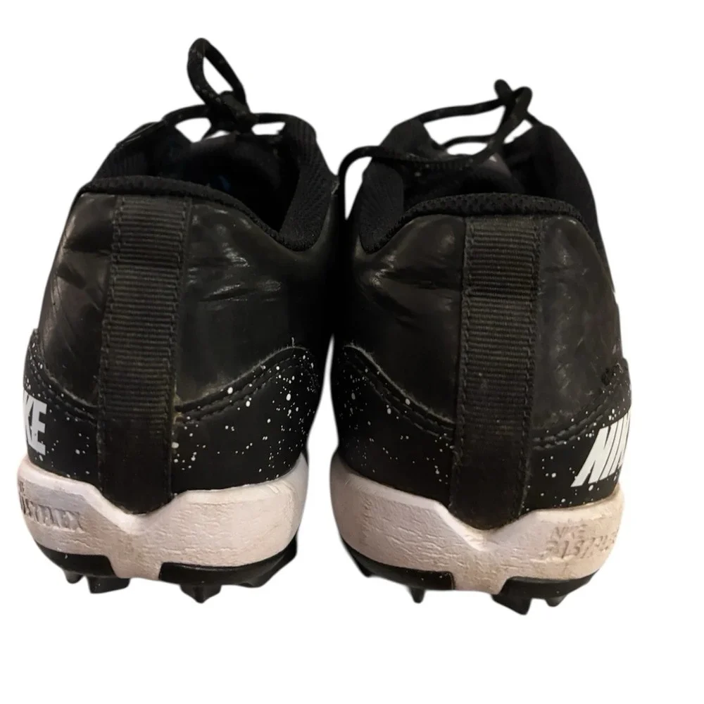 Men's Nike‎ Fast Flex  Baseball Cleats Sports shoes Black Size 8.5 Low Top